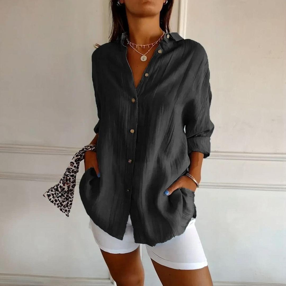 Kit 3 Camisas Ibiza em Linho de Algodão – Design Semi Plissado — Baviore