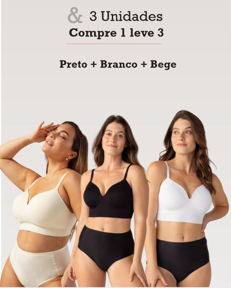 Kit 3 Sutiãs Modelador Libelle — Baviore