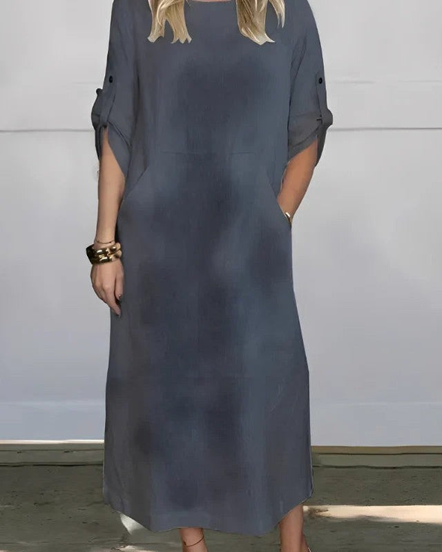 Vestido Casual Susan | Linho Puro - (Soltinho) — Baviore