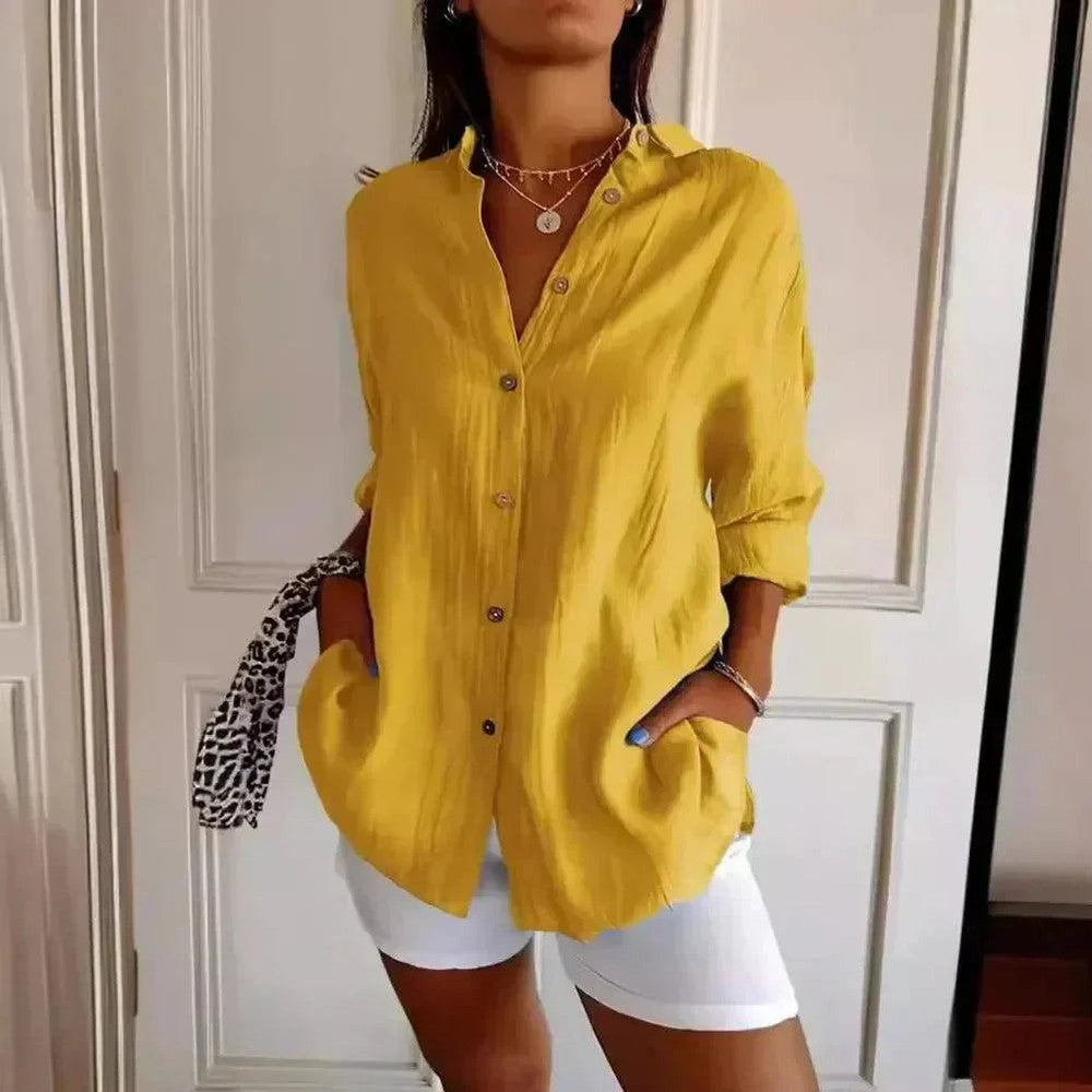 Kit 3 Camisas Ibiza em Linho de Algodão – Design Semi Plissado — Baviore