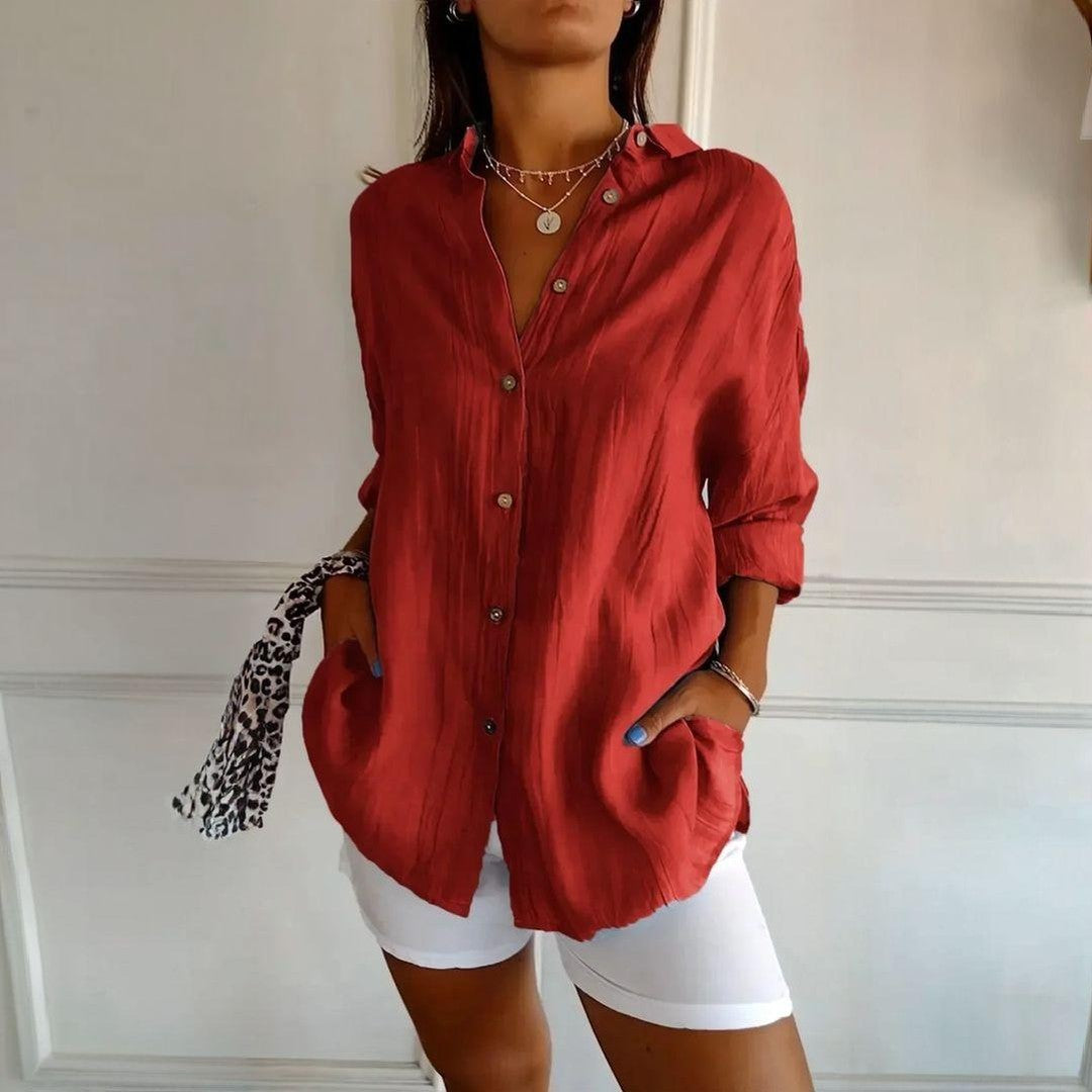 Kit 3 Camisas Ibiza em Linho de Algodão – Design Semi Plissado — Baviore