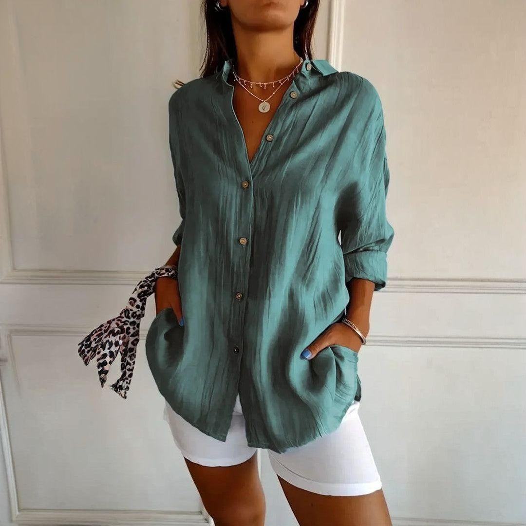 Kit 3 Camisas Ibiza em Linho de Algodão – Design Semi Plissado — Baviore