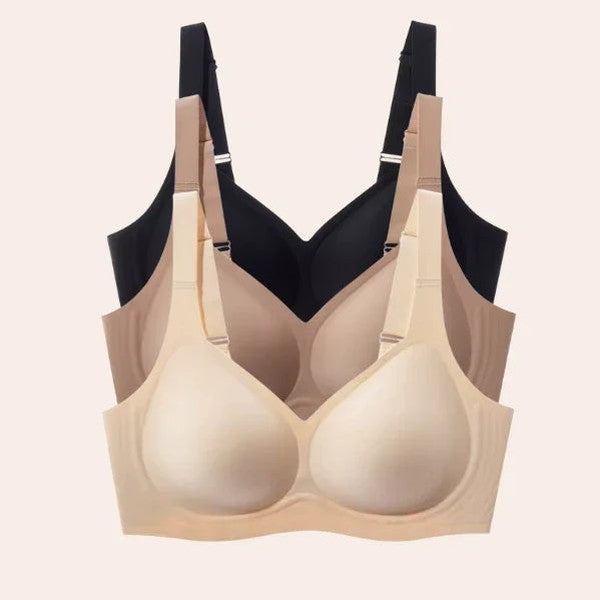 Kit 3 Sutiãs Luna Comfort™ - Sutiã com Efeito Invisível e Zero Marcas — Baviore