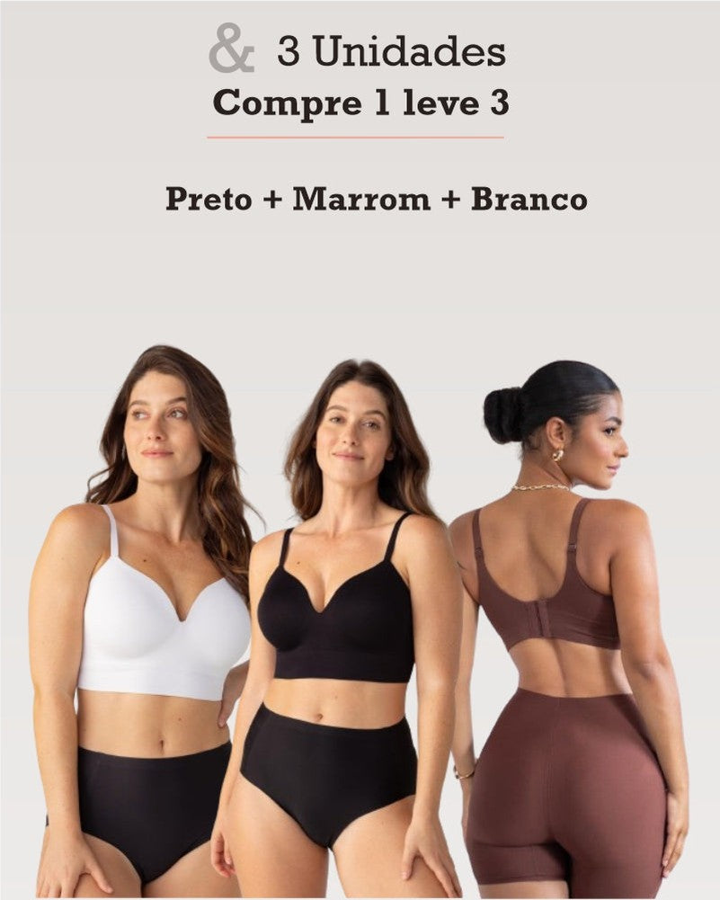 Kit 3 Sutiãs Modelador Libelle — Baviore