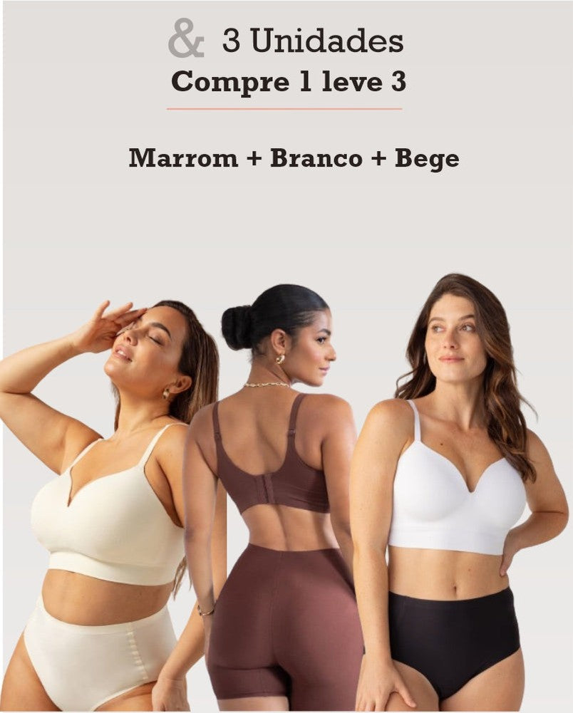 Kit 3 Sutiãs Modelador Libelle — Baviore