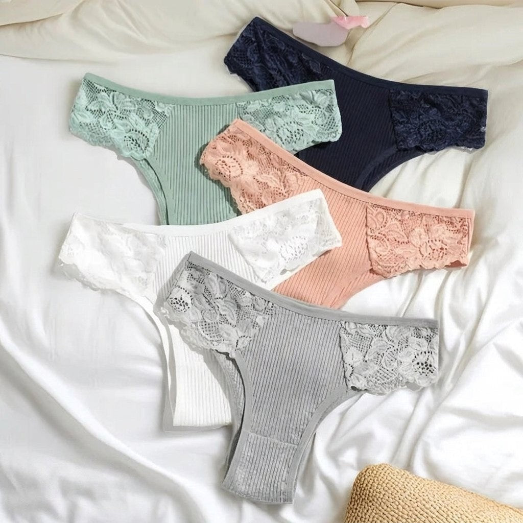Kit 5 Calcinhas Comfort Belt® Originais - 100% Algodão — Baviore