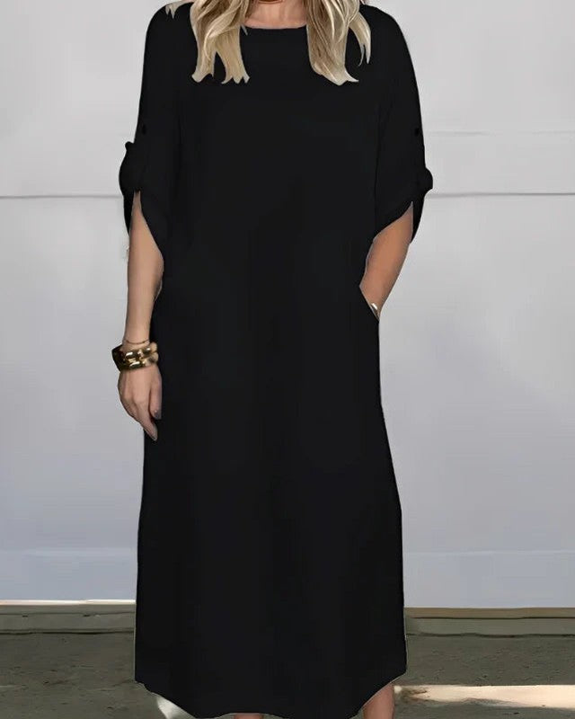 Vestido Casual Susan | Linho Puro - (Soltinho) — Baviore