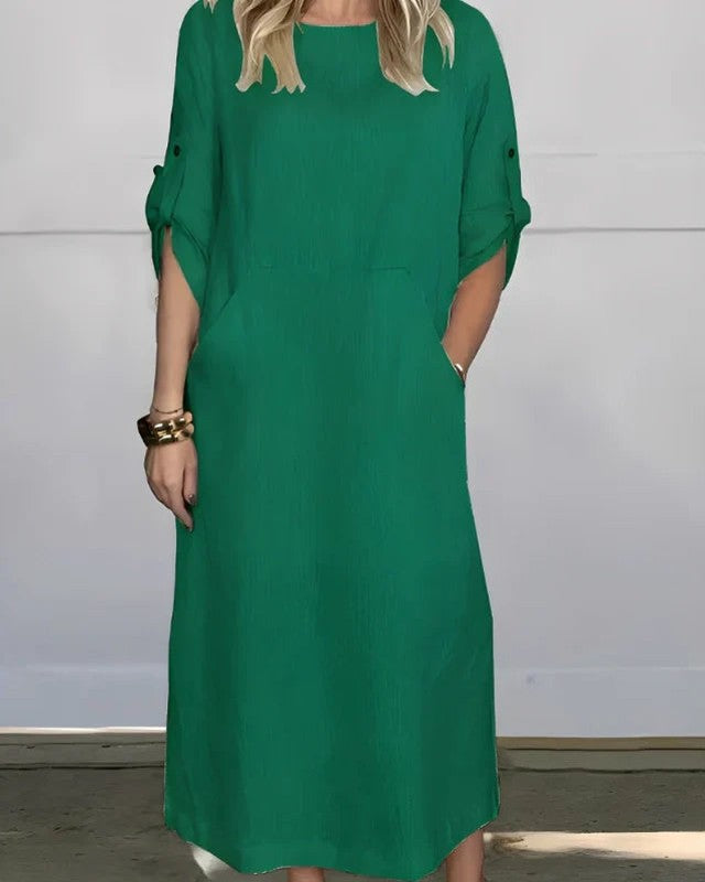Vestido Casual Susan | Linho Puro - (Soltinho) — Baviore