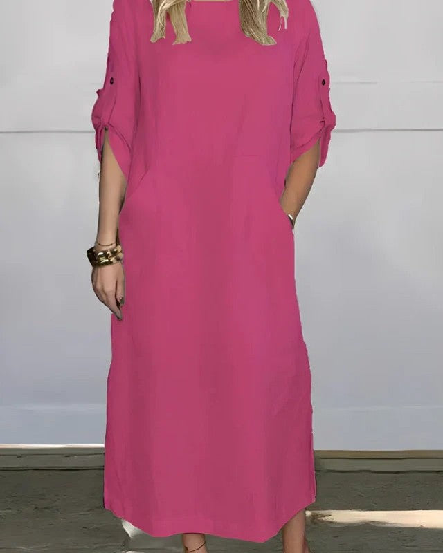 Vestido Casual Susan | Linho Puro - (Soltinho) — Baviore